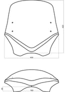 BMW V-Flow Vario turneringsskjermtype "C" -V-Flow Vario-Touring-Screen "C"-4