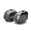 V35 - Sidekoffertsett Monokey® SIDE Tech – med deksel sort uni / Maks. belastning 10 kg