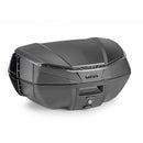 V49 AIR Monokey toppkoffert med Wingflow-system – svart, med tonet reflektor, 49 liter