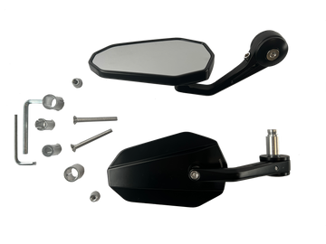 Styreendespeil 2 stk [E-merke] - Suzuki Bandit GSF 400 600 650 1200 Detaljert visning