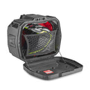 Monokey Koffer XSPACE schwarz, mit Cover aus elox. – Aluminium, erweiterbar von 27 auf 36 Liter