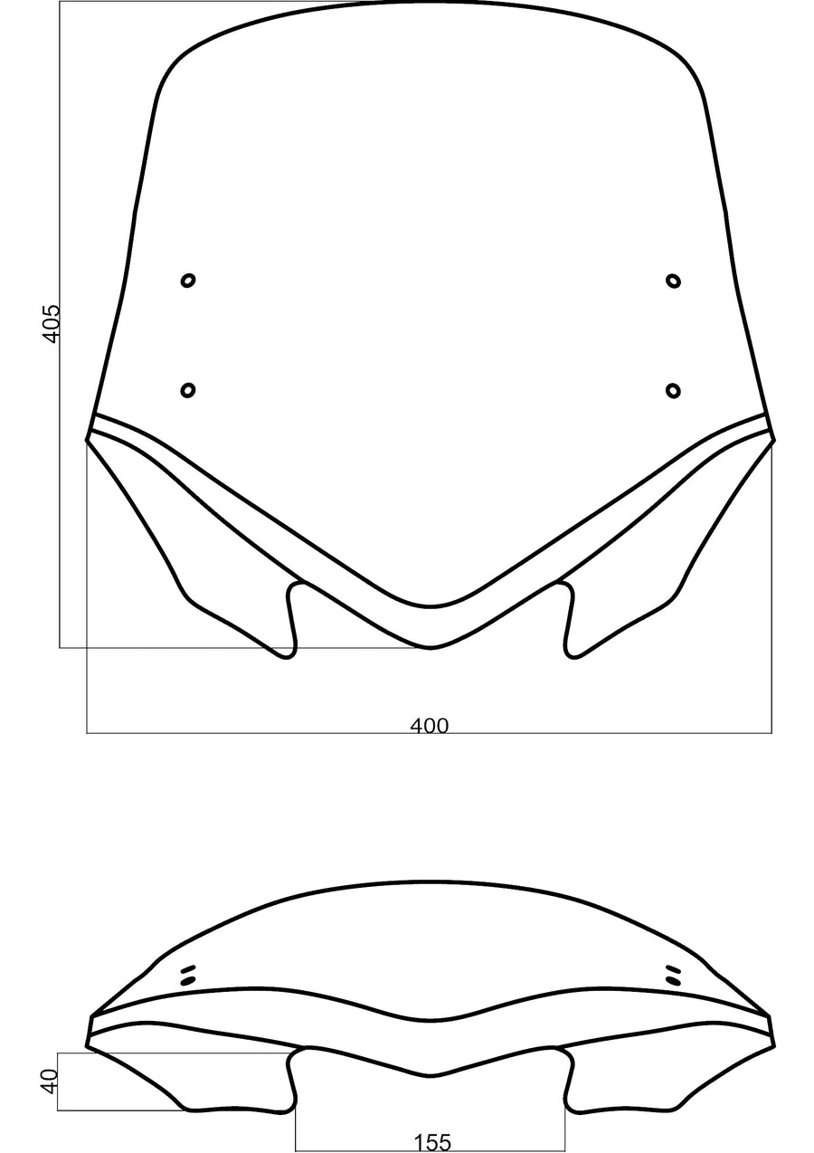 BMW V-Flow Vario-Touring-screen type "Z" -V-Flow Vario-Touring-Screen "Z"