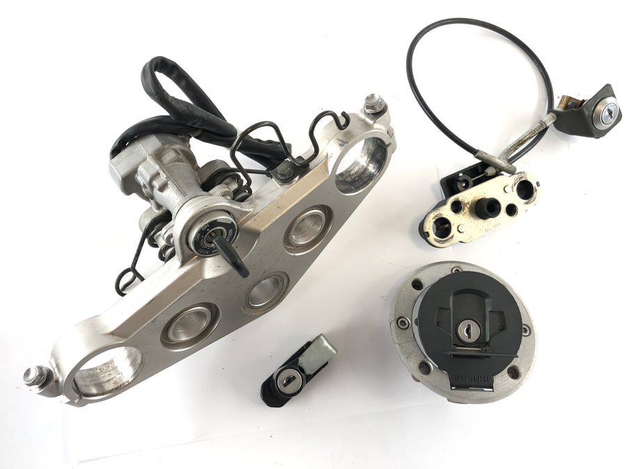 Suzuki DL 1000 V -strom [2006] - Gabel Bridge øverst med en lås