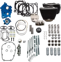 Harley-Davidson FLHCS 1923 Softail Heritage Classic Solo 117 [2026] - 132" Power Package Motorleistungs-Kit – Oberfläche: Schwarz, Nicht hervorgehobene Kühlrippen – Bild 11
