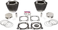 Harley-Davidson FLRT 1868 Freewheeler 114 [2025] - 132" Hochverdichtungs- / 136" Big Bore Kit – Oberfläche: Hervorgehobene Lamellen, Black Granite – Merkmal: +8,5 cm³ Kuppelvolumen – Bild 5