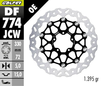 Ducati Streetfighter V4 / V4S 1100 [2025-2026] - BRAKE DISC FLOATECH WAVE – bilde 2