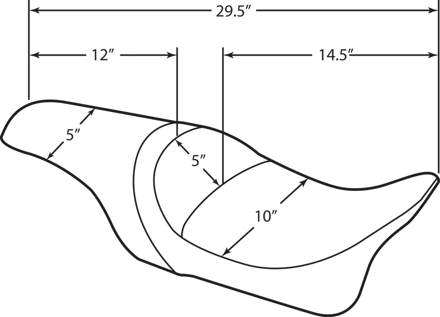harley davidson flhri [DRAG SPECIALTIES] – Predator sete
