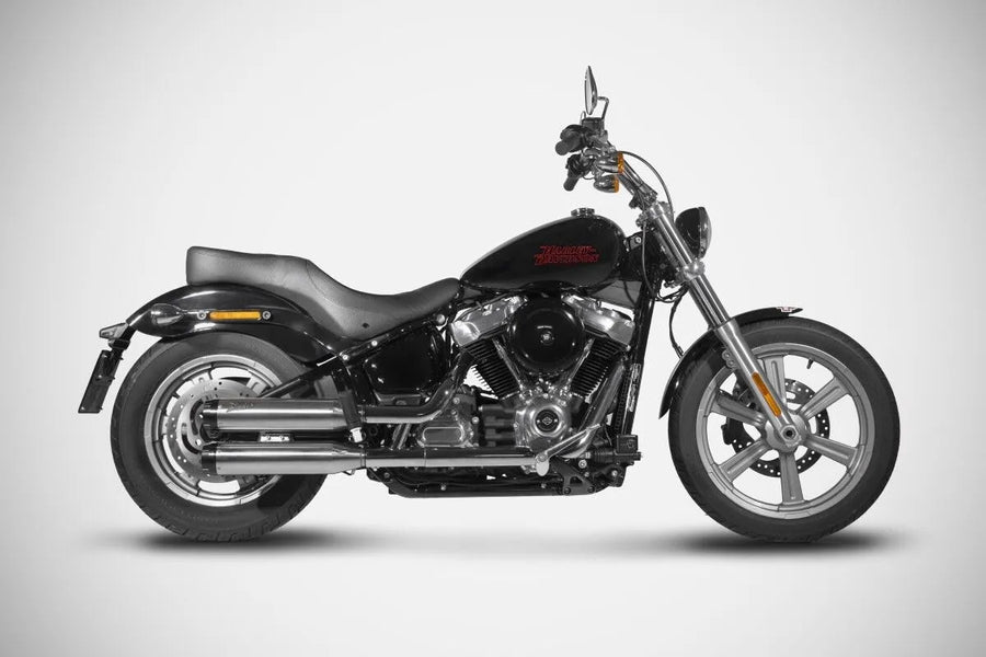 harley-davidson street bob [ZARD] – Overlappet slip-ons lyddemper for HD-SOFTAIL M8