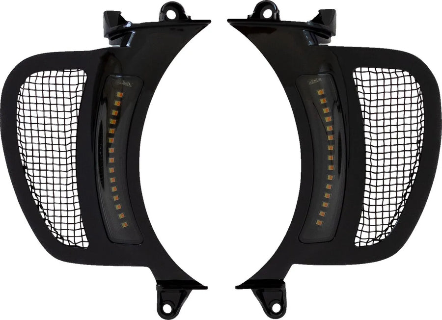 harley-davidson road glide st [CUSTOM DYNAMICS] – Genesis® 4 Dynamic LED Road Glide® ventilasjonsinnsatser