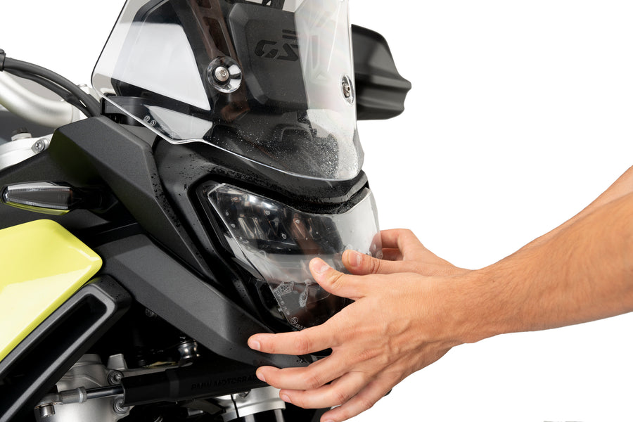 BMW F 900 GS [2025] – Fest frontlysbeskyttelse – Gjennomsiktig