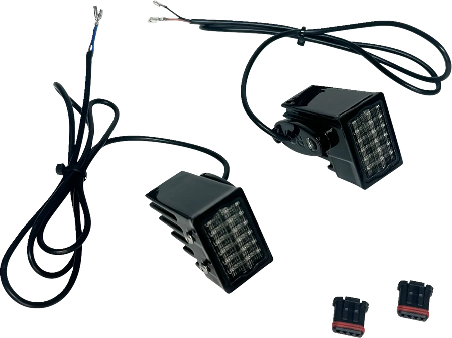 harley-davidson street bob [CUSTOM DYNAMICS] - LED-blinklys for bakre fjederbensfeste