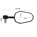 Styringsspeil 2 stykker [E -testmerke] - Kawasaki Ninja 250 300 400 650 1000-3