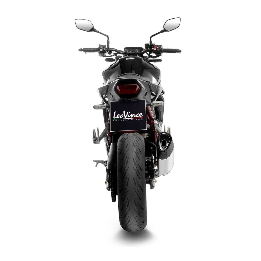 honda cb 750 [LEOVINCE] – LV-14R slip-on lyddemper i rustfritt stål