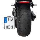 harley davidson fxdrs 114 [HEINZ BIKES] – Slip-in nummerskiltholder-2