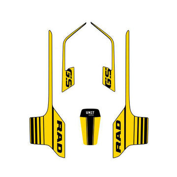 BMW R 1200 GS LC [2013-2018] - KIT RAD Gule 40th-klistremerker
