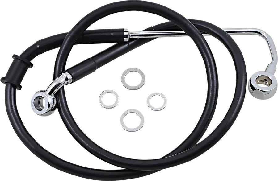 harley davidson fxsb [DRAG SPECIALTIES] - Forlenget bremselinje i rustfritt stål