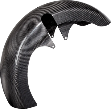 harley davidson touring [ARLEN NESS] – 21" karbonfiber frontskjerm med fettinnpakning - 0