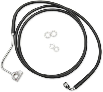 Harley Davidson Fltr [DRAG SPECIALTIES] - Black Vinyl Extended Brake Line Kit
