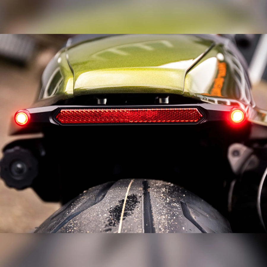 harley davidson sportster s 1250 [HEINZ BIKES] – 3-i-1 ekstra frontlykt NANO