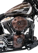 harley davidson fxsb [CULT WERK] – luftfilterdeksel "Slotted"-3