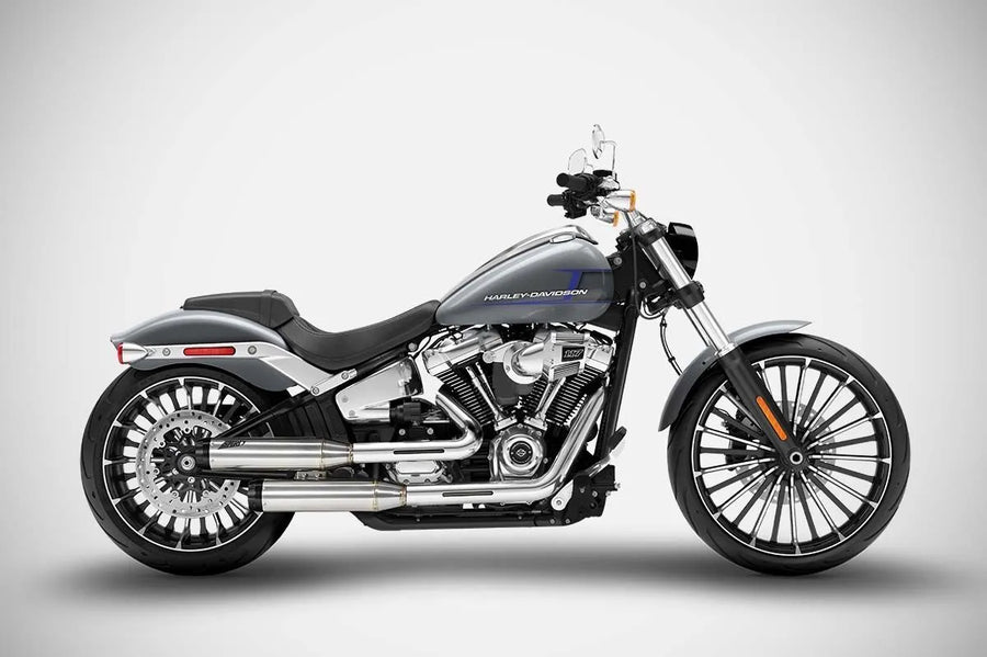 harley davidson flfb [ZARD] – Overlappet bakre lyddemper for HD-SOFTAIL (BREAKOUT/FAT BOY)