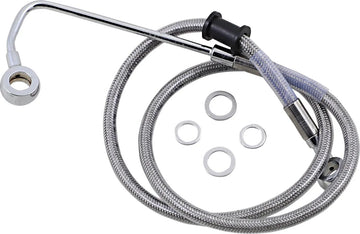 harley davidson fxsb [DRAG SPECIALTIES] - Forlenget bremselinje i rustfritt stål