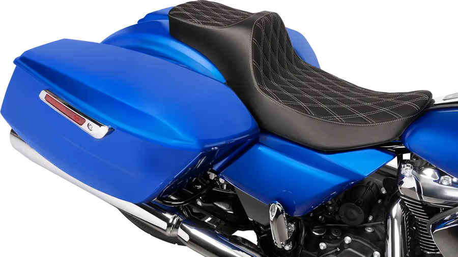 harley davidson touring [DRAG SPECIALTIES] – Predator III sete med utvidet rekkevidde