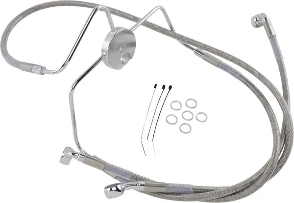 Harley Davidson Flhr [DRAG SPECIALTIES] - Bremselinjesett i rustfritt stål, utvidet