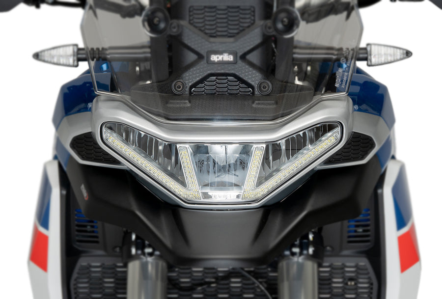 APRILIA TUAREG 660 RALLY [2025] – Frontlyktbeskytter Adhere – Gjennomsiktig