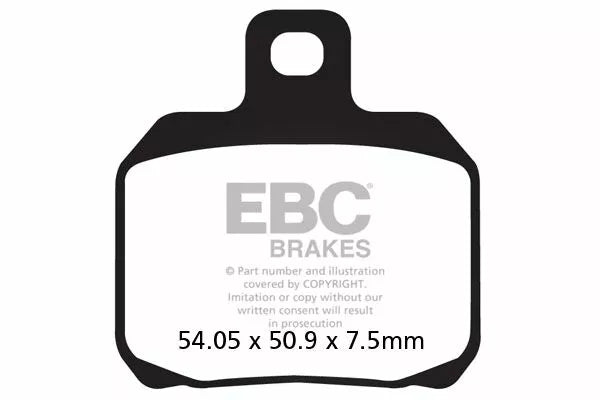 Ducati 1098 Streetfighter [EBC] -Half-Sorted Vee Brake Pads