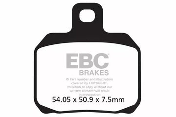 Ducati 848 Streetfighter [EBC] -Half-Sorted Vee Brake Pads