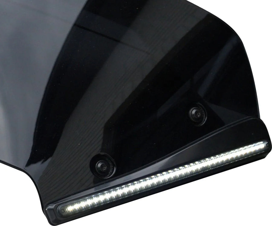 harley-davidson road glide [CUSTOM DYNAMICS] - LED frontrutetrim med indikatorer