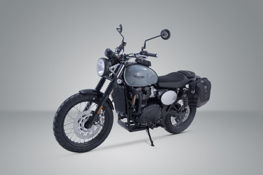 Triumph Street Cup 900 [2018-2020] - Legend Gear LC2 Seitentaschensystem Brown Edition links – Bild 1