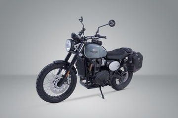 Triumph Street Twin 900 [2018] - Legend Gear LC2 Seitentaschensystem Brown Edition links – Bild 1