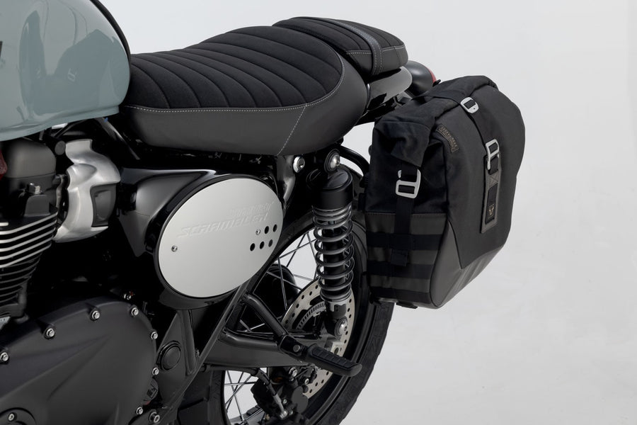 Triumph Street Twin 900 [2018] - Legend Gear LC2 Seitentaschensystem Brown Edition links – Bild 5