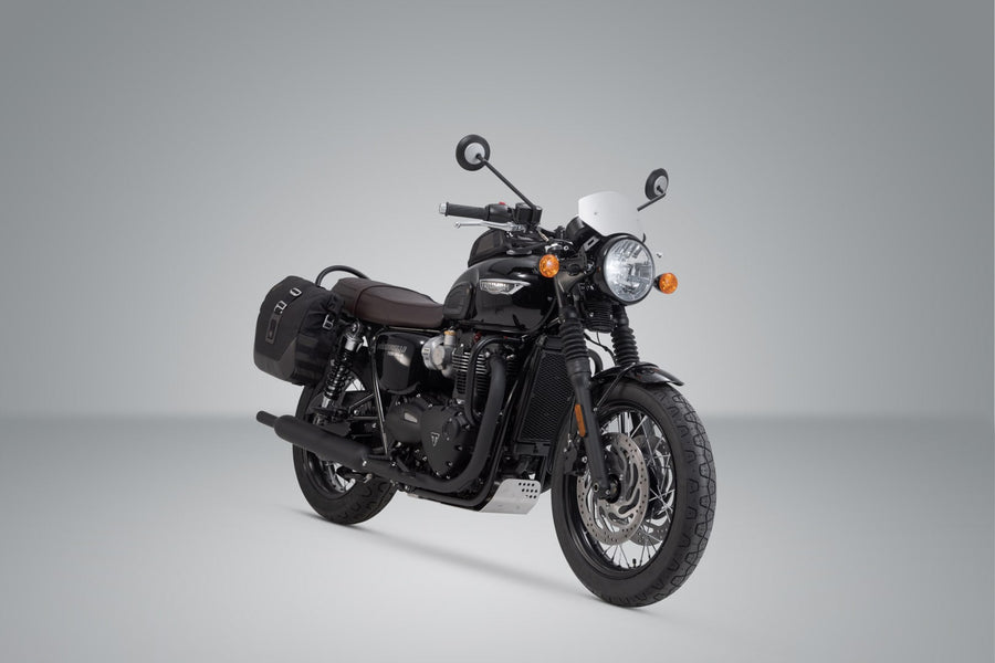 Triumph Bonneville 1200 T 120 Black [2022-2026] - Legend Gear LC2 Seitentaschen-System Brown Edition – Bild 2