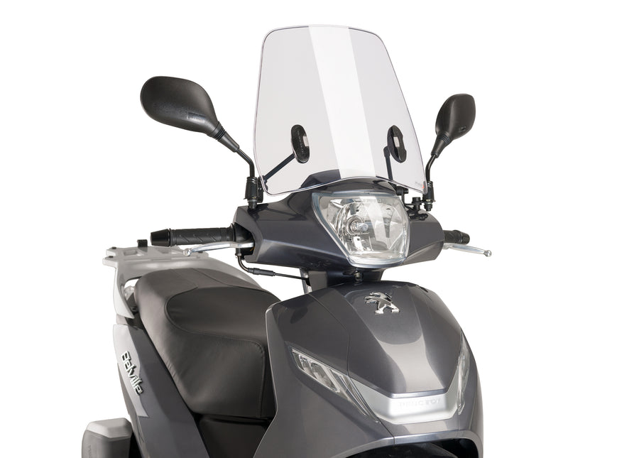 PEUGEOT BELVILLE 125 ACTIVE [2023] – Urban scooterskjerm – Gjennomsiktig