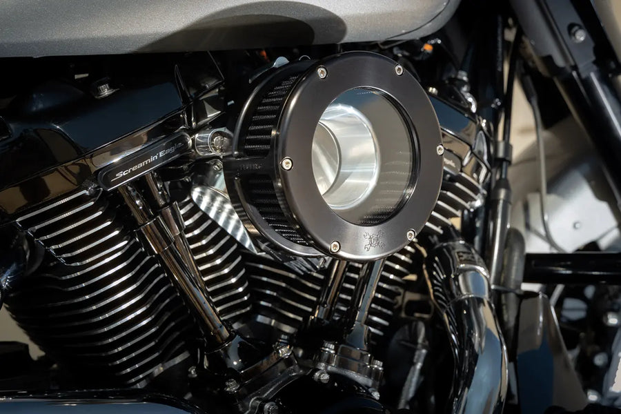 Harley-Davidson FLSTNSE 1800 Softail Deluxe CVO [2014-2015] - BA Luftfilterkit – Oberfläche: Schwarz, Klar – Bild 2