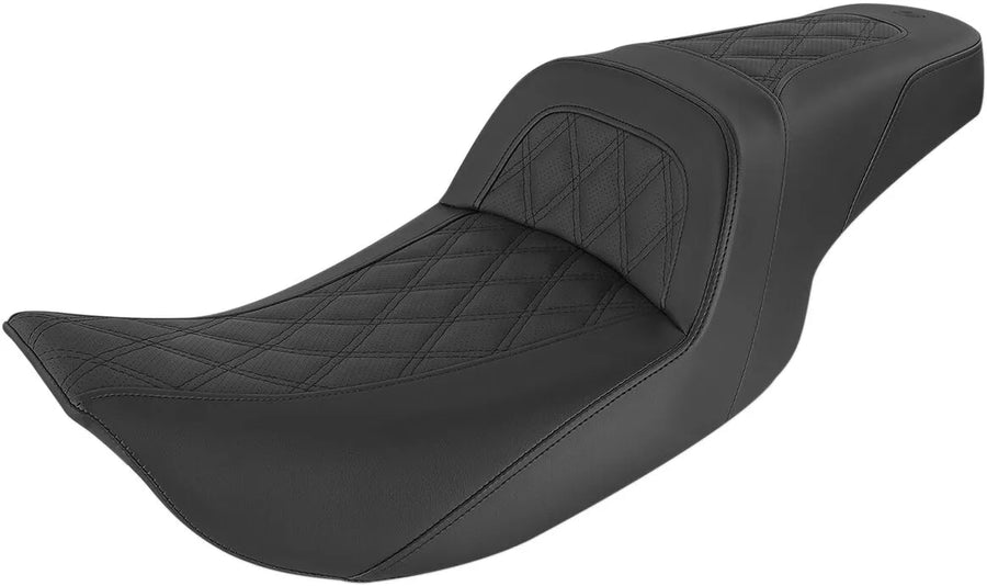 harley davidson flhri [SADDLEMEN] – Slankt sete med diamantquilting