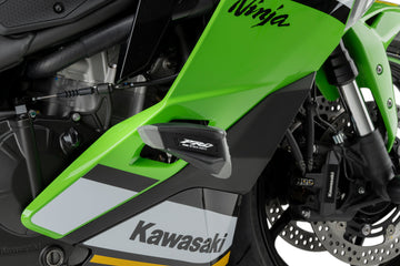 KAWASAKI ZX-4RR NINJA [2025] – Crash Pads PRO 2.0 – Svart