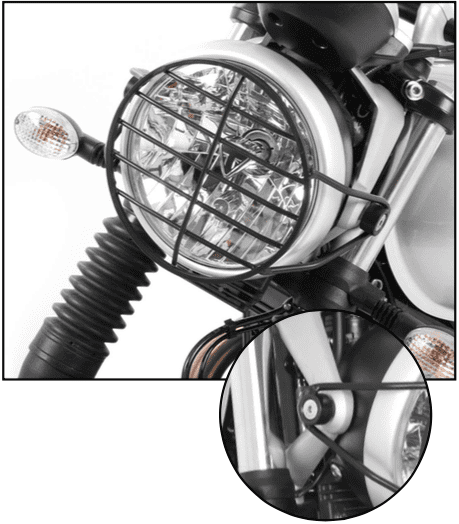 Triumph Speed Twin 900 [2023-2024] - detaljvisning av lampebeskyttelse