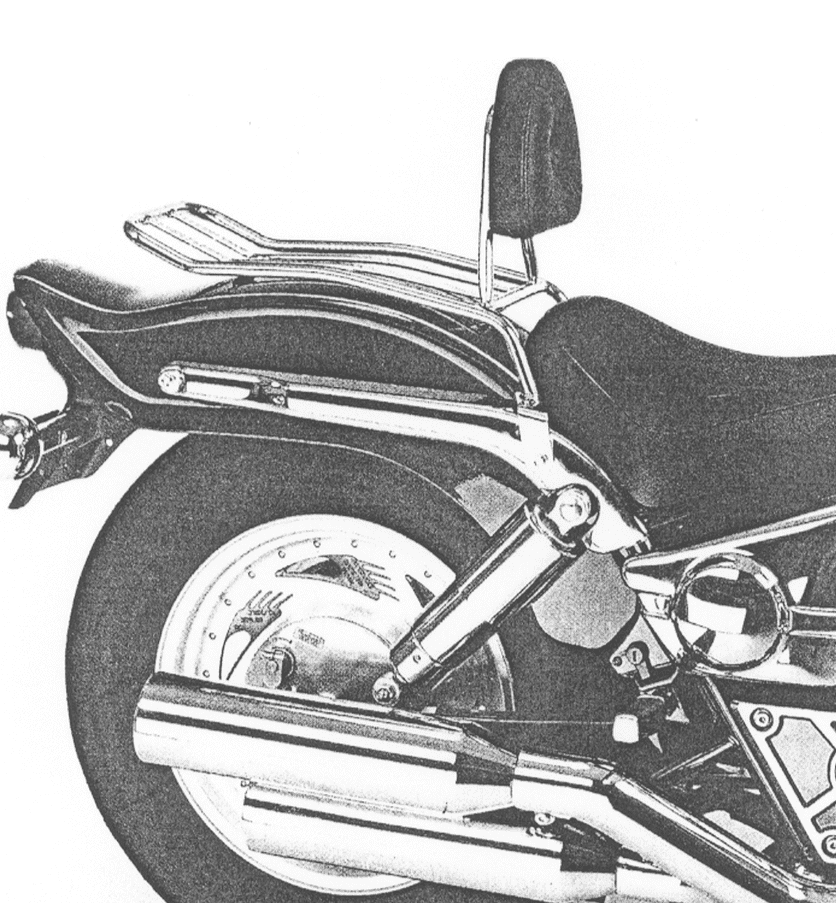 Suzuki VZ 800 Marauder [1996-2003] - Solorack med ryggstøtte