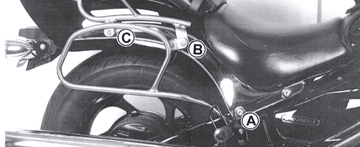 Suzuki M 800 inntrenger [2005-2009] - Pakkelommeholder