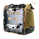 BMW R 1200 GS LC Rad [2013-2019] - Kultige Seitentasche in Canvas 40L - 50L + Aluminiumplatte