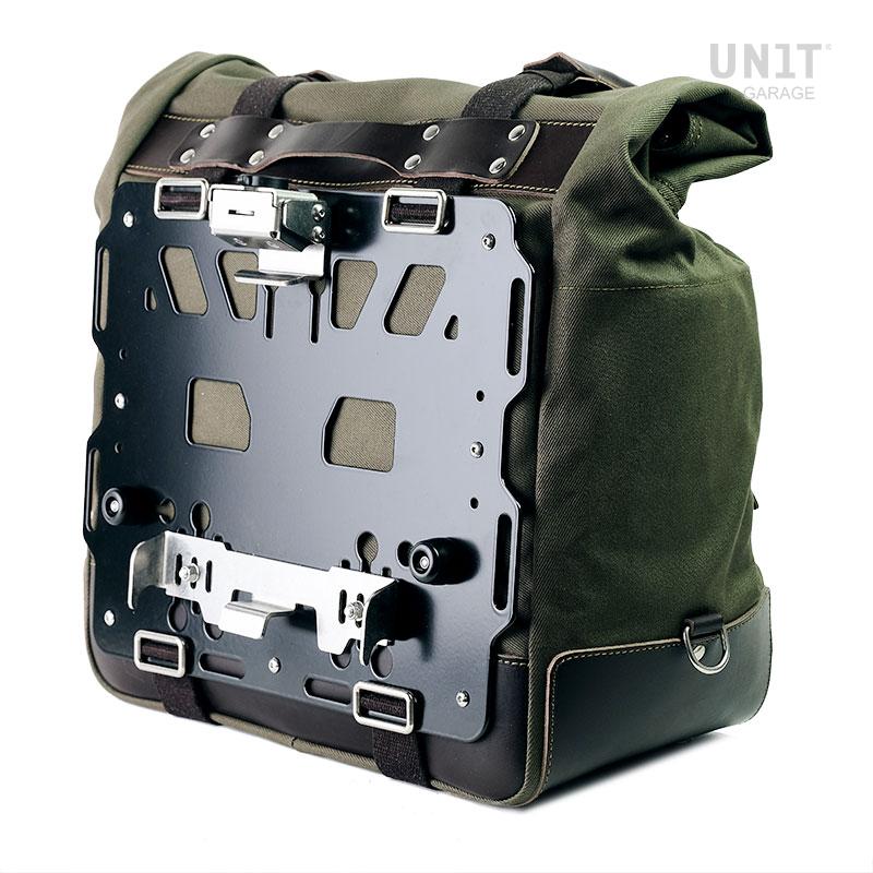 BMW R 1150 GS Adventure [2002-2006] - Cult Canvas-Seitentasche 40–50L mit Aluminiumplatte