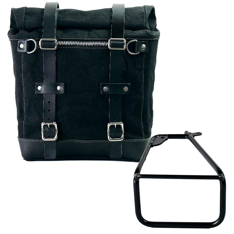 BMW R 12 nineT [2024-2026] - Scram-Seitentasche aus Canvas 22L-30L + linker Rahmen