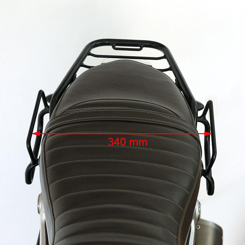 BMW R nineT 1200 Urban G/S (lav eksos) [2017-2023] - Scram sideveske i canvas 22L-30L + NineT symmetrisk dobbel ramme