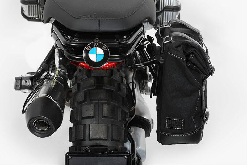 BMW R 1150 R [2000-2006] - Scram Spaltleder-Seitentasche 22–30L mit rechtem Rahmen
