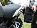 BMW R 1200 GS LC Rad [2013-2019] - Seitentasche Scram aus Spaltleder 22L-30L + Linker Rahmen GS LC