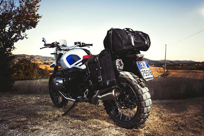BMW R nineT 1200 Urban G/S (lav eksos) [2017-2023] - Sideveske i skinn + NineT høyre sideramme